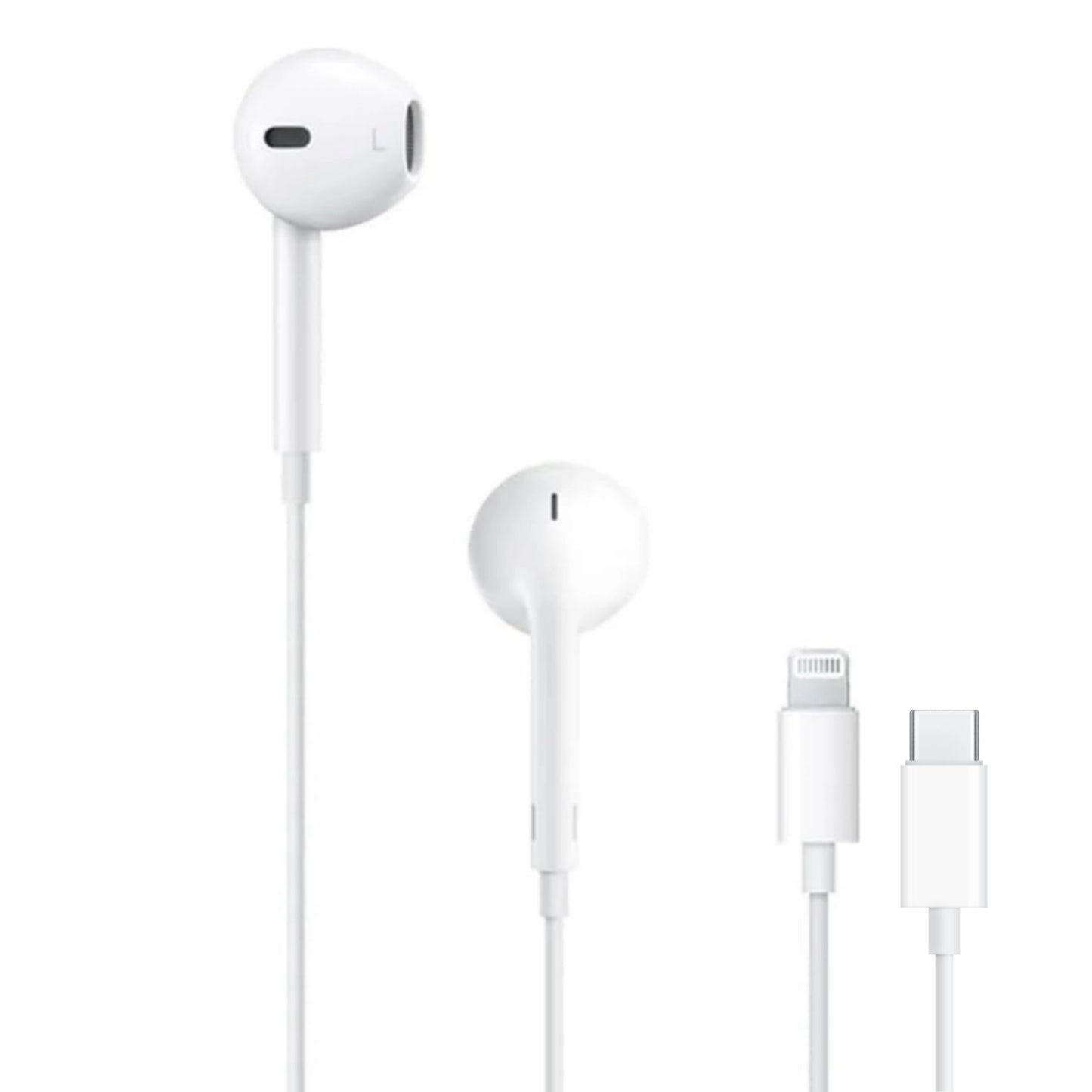 2si1 Arada Typec ve Lightning Girişli Kulak içi Kablolu Kulaklık