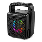 ( 5 adet ) ZQS1372 Taşınabilir Bluetooth Hoparlör - 1200mAh, Super Bass, RGB Işıklı, USB/TF Kart Destekli MBX