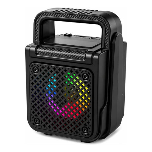 ( 5 adet ) ZQS1372 Taşınabilir Bluetooth Hoparlör - 1200mAh, Super Bass, RGB Işıklı, USB/TF Kart Destekli MBX