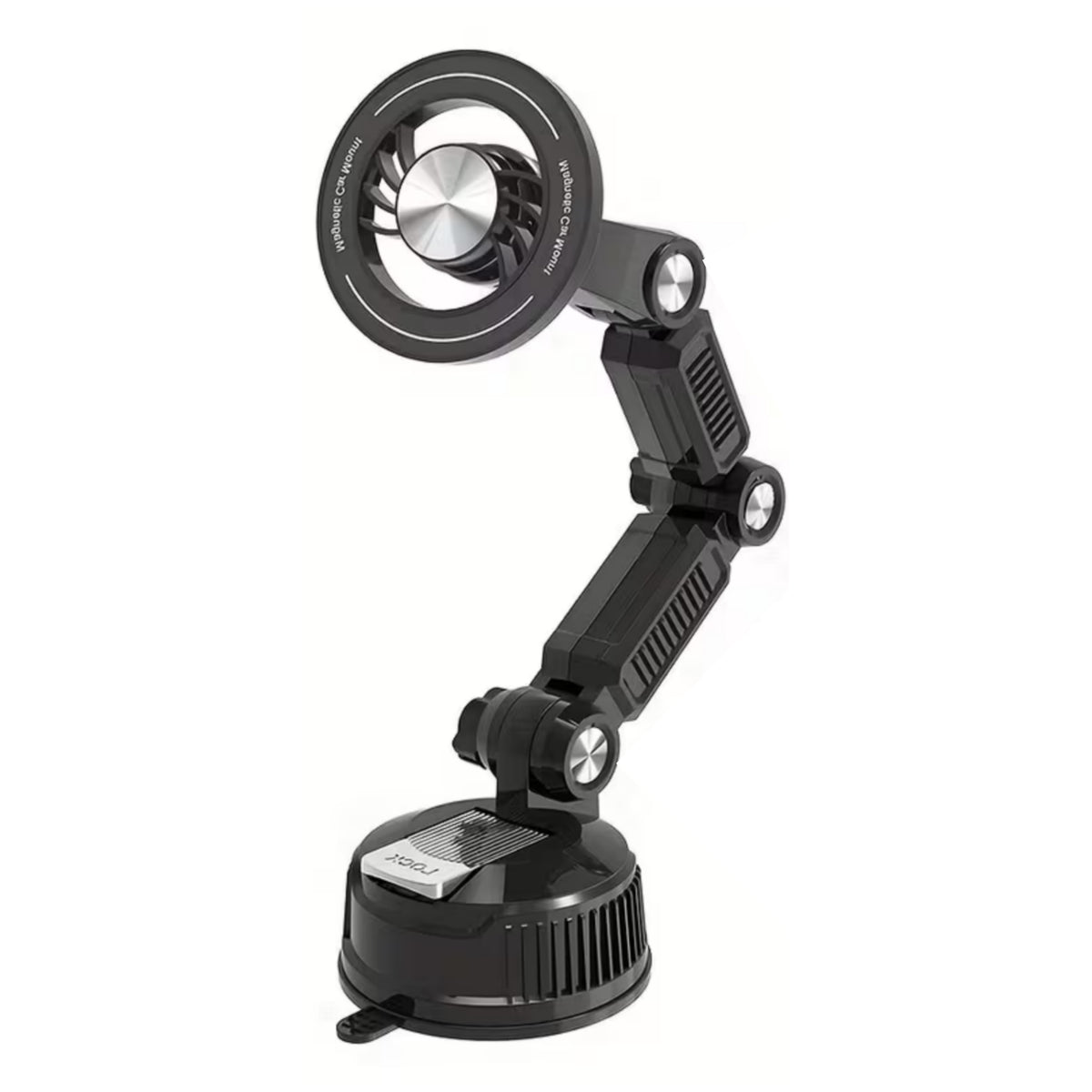 ( 5 adet ) RT-2010 Big Truck Vantuzlu Manyetik Araç İçi Telefon Tutucu - 360° Dönebilen Mekanik Kollu Torpido ve Cam Uyumlu Telefon Standı Zayden