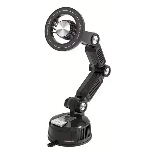 ( 5 adet ) RT-2010 Big Truck Vantuzlu Manyetik Araç İçi Telefon Tutucu - 360° Dönebilen Mekanik Kollu Torpido ve Cam Uyumlu Telefon Standı Zayden