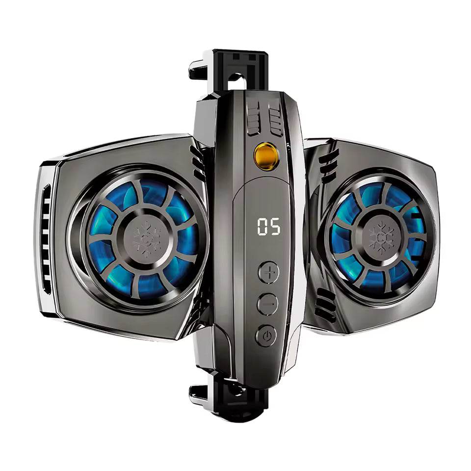 K4a çift fanlı telefon soğutucu | mobile live radyatör | yüksek hızlı soğutma, sessiz fan, oyun ve yayınlar için - G4G - KolayMagza