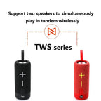 Tg-619 kumaş dokulu 10w 1200mah stereo fm radyo sd kart usb aux destekli 5,0v taşınabilir bluetooth hoperlör - H1Q - KolayMagza KM Technology