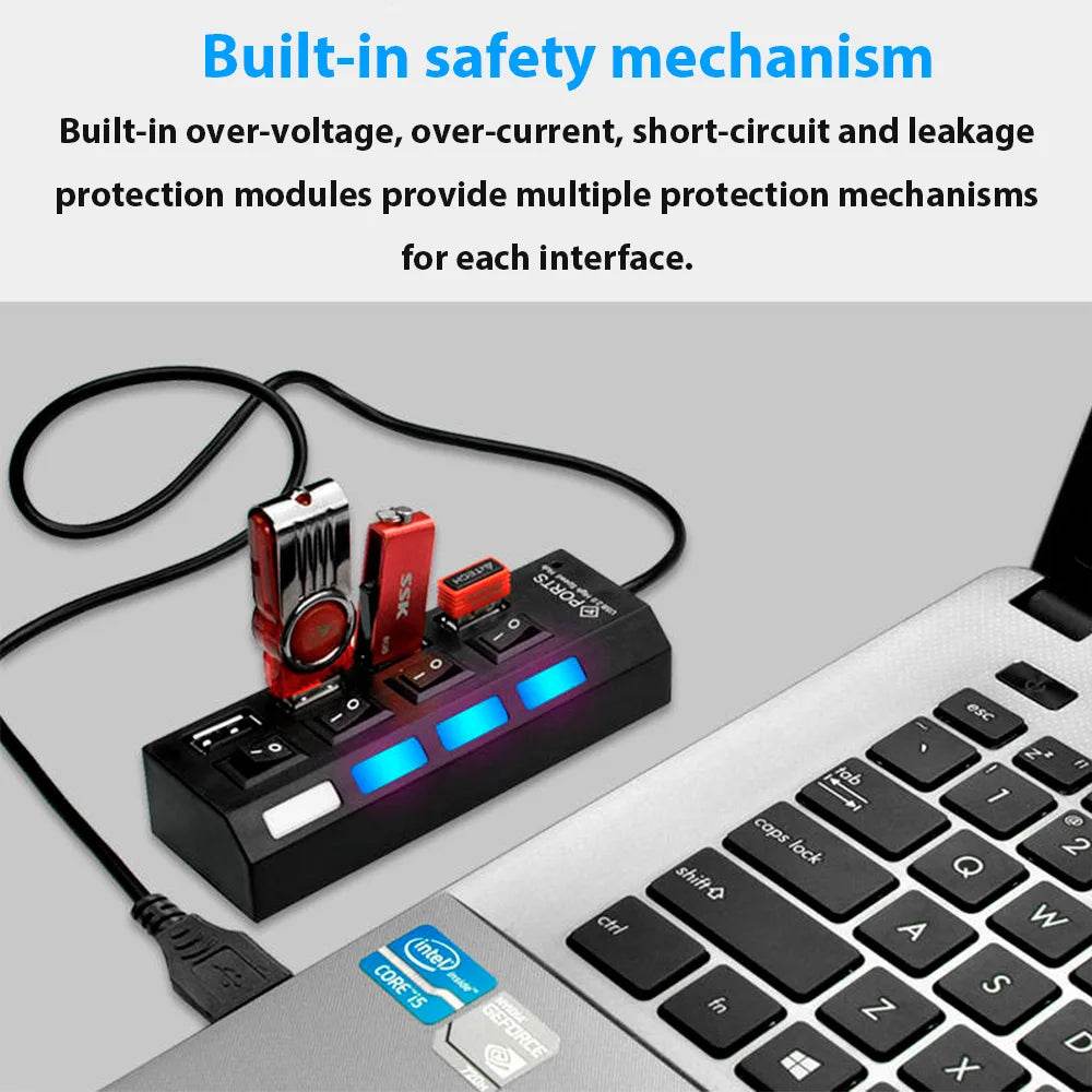 Usb hub çoğaltıcı 4 port - D1M - KolayMagza