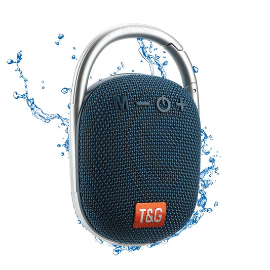 TG-321 راديو FM محمول مقاوم للماء يدعم بطاقة SD USB 500 مللي أمبير في الساعة 5 وات إضاءة LED مكبر صوت بلوتوث