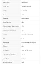 Q28 1080P kameralı Intercom +32GB SD Kartlı Bluetooth Motorsiklet Kask Kulaklığı İnterkom su geçirmez - G6O