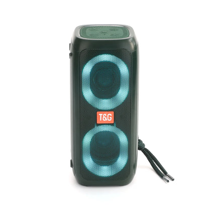 TG-333 telefon standlı çift speakerli 30W 1500mah RGB led ışıklı fm radyo Sd kart Usb aux destekli taşınabilir Bluetooth hoperlör