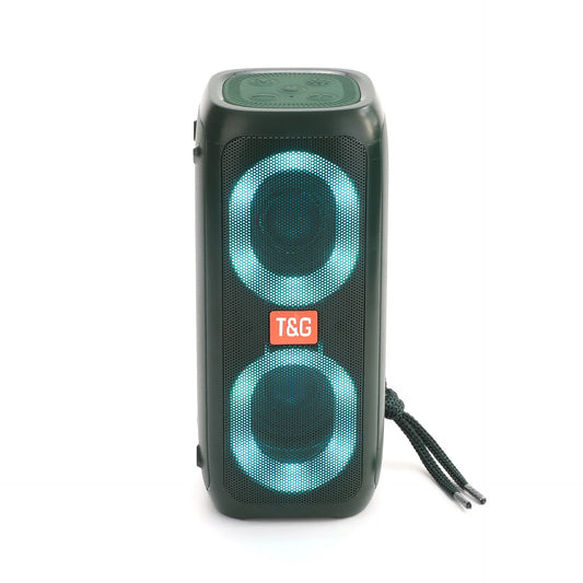TG-333 telefon standlı çift speakerli 30W 1500mah RGB led ışıklı fm radyo Sd kart Usb aux destekli taşınabilir Bluetooth hoperlör