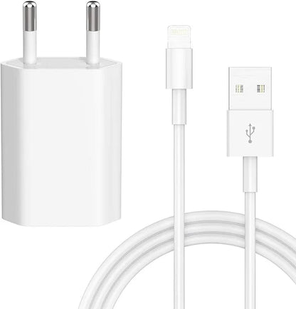 aple xs max 5w usd şarj başlık ve 1 m usb lightning kablo seti