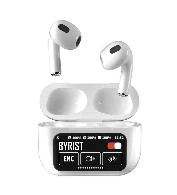 Ekranlı airpods 4.nesil anc dokunmatik bluetooth kulaklık t12 - B2S - KolayMagza