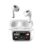 Ekranlı airpods 4.nesil anc dokunmatik bluetooth kulaklık t12 - B2S - KolayMagza