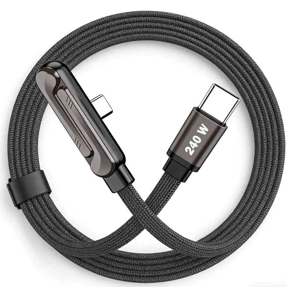 Orjinal 240w metal standlı TypeC - TypeC kablo 1,50m hasır şarj kablosu