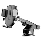 Torpidoya koyulan vakumlu 360 derece ayarlanabilir uzayabilir araç içi telefon tutucusu - R1P - KolayMagza