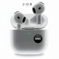 Airpods 4.nesil anc aktif gürültü engellemeli ios android uyumlu kulaki içi bluetooth kulaklık