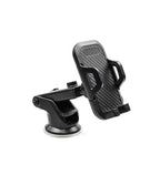 Vacuum 360 degree adjustable extendable in-car phone holder placed in the dashboard