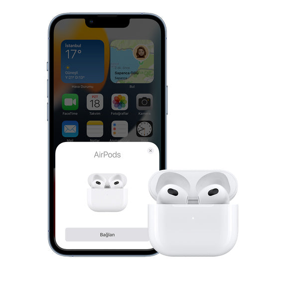 سماعة Apple AirPods الجيل الثالث A+ Touch Bluetooth مع ميكروفون - B1D