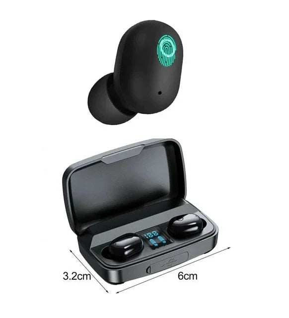Earbuds a10s - dokunmatik kulak içi led göstergeli 2000 mah powerbank özellikli bluetooth kulaklık - B1G - KolayMagza