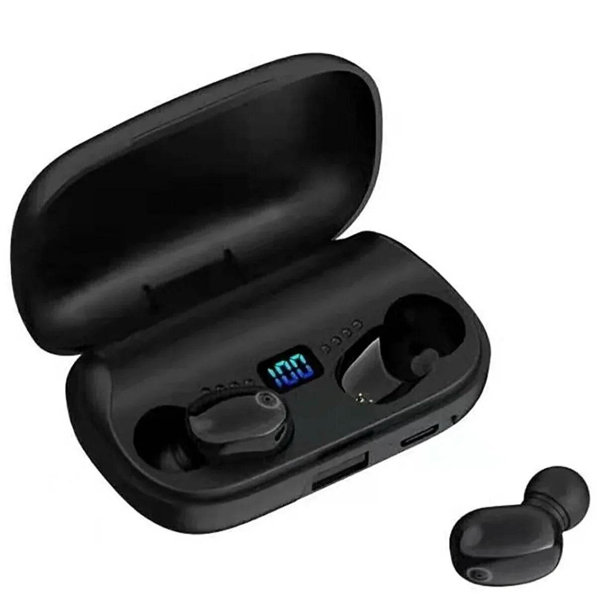 Xaomi earbuds a11s göstergeli dokunmatik ios android uyumlu powerbank özellikli 5.0v bluetooth kulaklık - B1L - KolayMagza