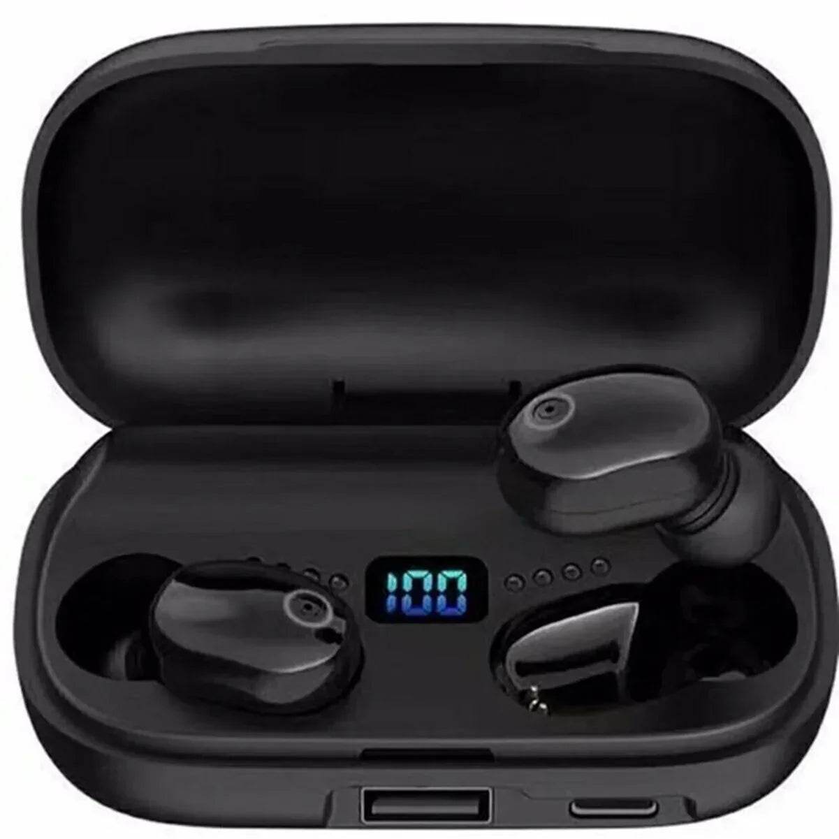 Xaomi earbuds a11s göstergeli dokunmatik ios android uyumlu powerbank özellikli 5.0v bluetooth kulaklık - B1L - KolayMagza