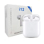 i12 tws mikrofonla dokunmatik ios Android uyumlu bluetooth kulaklık