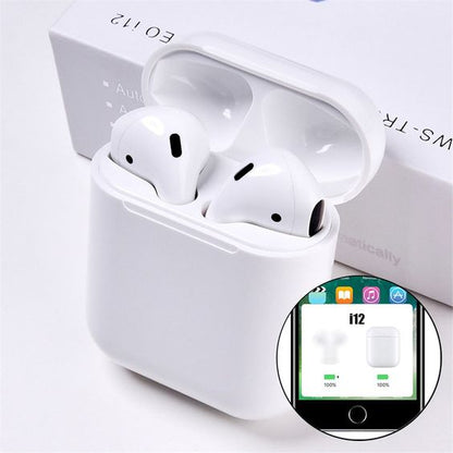 i12 tws mikrofonla dokunmatik ios Android uyumlu bluetooth kulaklık
