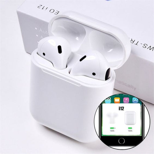 i12 tws mikrofonla dokunmatik ios Android uyumlu bluetooth kulaklık