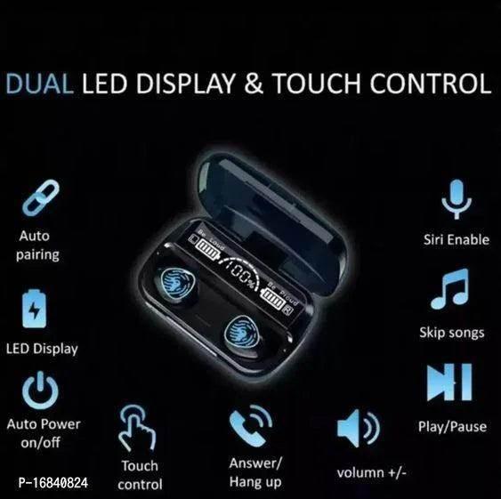 سماعات أذن M10 مقاومة للماء تعمل باللمس مع مؤشر LED - B1P