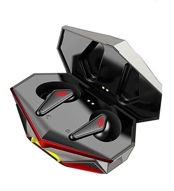 K98 led ışıklı kulak içi metal kasa mikrofonlu dokunmatik ios android uyumlu oyuncu bluetooth kulaklık - B1S - KolayMagza