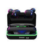 E10 mipods rgb ışıklı kulak içi led göstergeli 1000 mah powerbank özellikli bluetooth kulaklık - B1V - KolayMagza