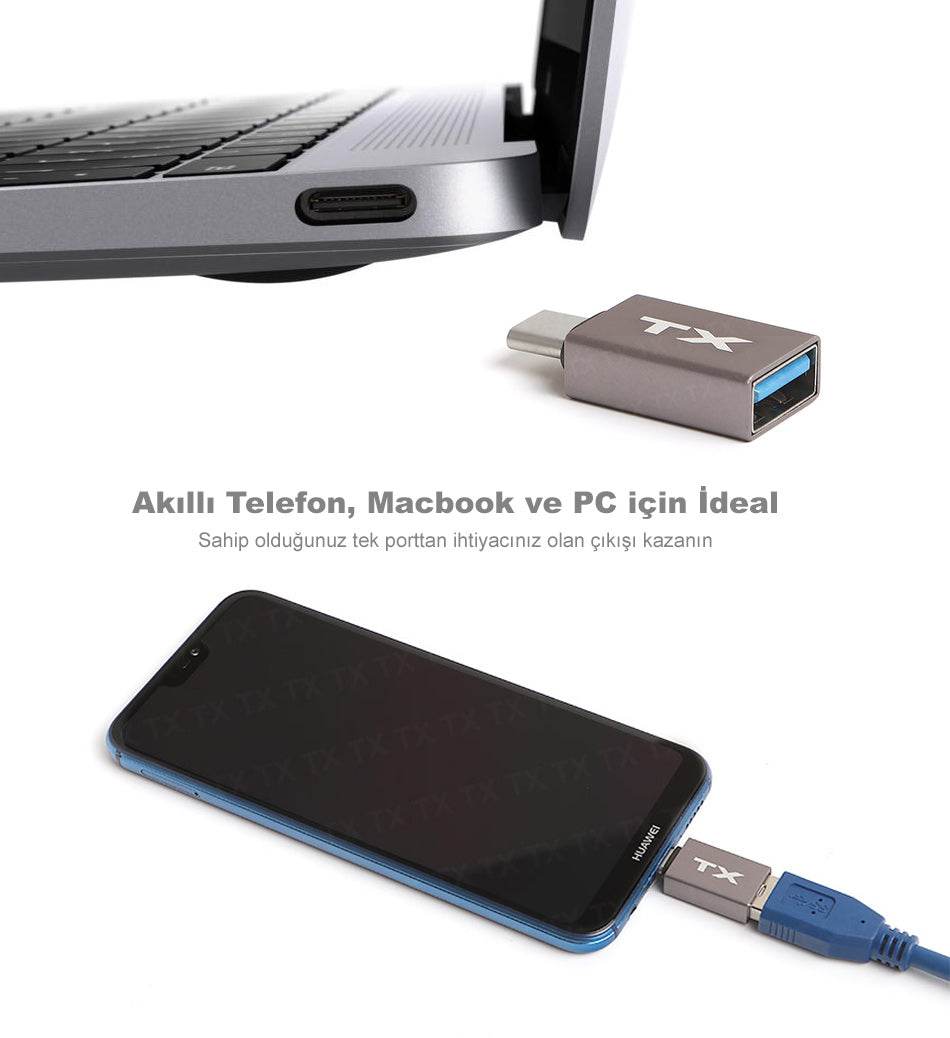 Typec to usb mini otg dönüştürücü - D1J - KolayMagza
