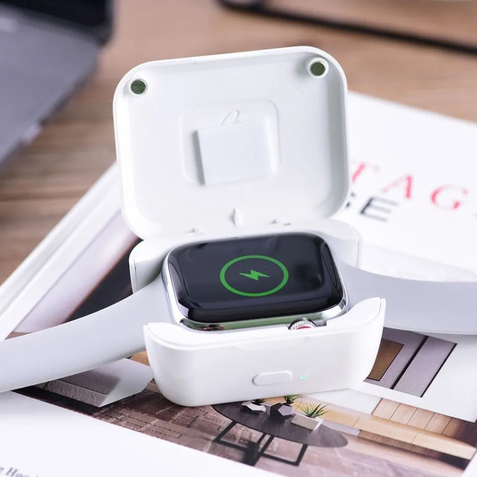 ( 3 adet ) Akıllı Saat manyetik powerbankı, Taşınabilir Kablosuz Şarj Kutusu Mini Powerbank 1000mah - Manyetik Hızlı Şarj Cihazı