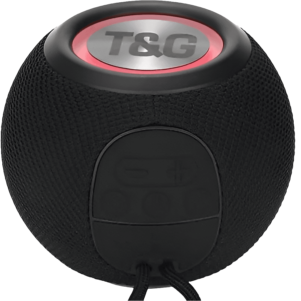 Tg-337 3d stereo su geçirmez rgb led ışıklı 1200mah 5w süper bass fm radyo sd kart usb aux destekli taşınabilir bluetooth hoperlör - H1U - KolayMagza