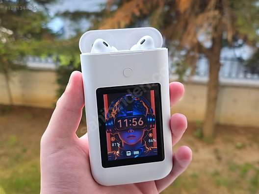 BUKU Carrying Treasure A98 - 3'ü 1 Arada Powerbank (8000mAh), TWS Bluetooth Kulaklık, AMOLED Dokunmatik Ekranlı Akıllı Cihaz - ANC Gürültü Engelleme, Telefon Şarj, Müzik ve Çağrı Kontrol - B2W - KolayMagza