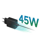 45w typec çıkışlı android uyumlu süper hızlı destekli şarj adaptör başlığı - S1K - KolayMagza KM Technology