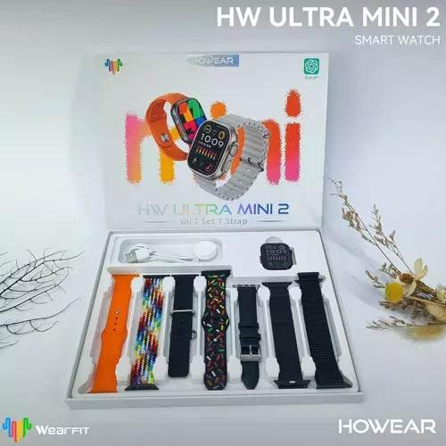 Hw ultra mini 2 41mm 1,75inç ekranlı 7 kordonlu ios android uyumlu akıllı saat - A2Y - KolayMagza KM Technology