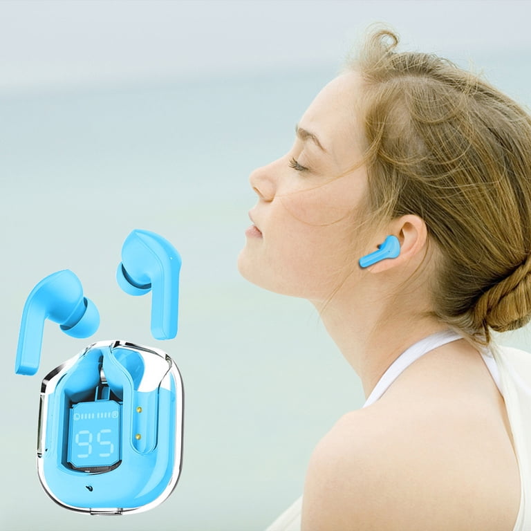 Dijital Göstergeli şeffaf TWS Kablosuz Bluetooth 5.3 Kulaklık JBK