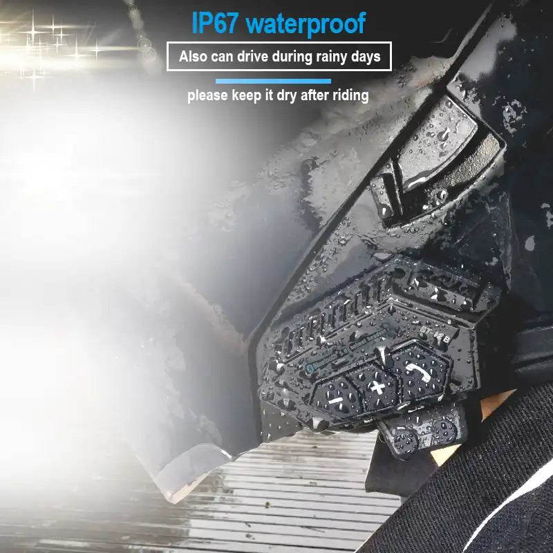 Universal su geçirmez kask interkom mikrofonlu bluetooth kulaklığı bt-12b - G2N - KolayMagza