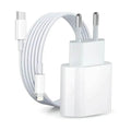 20w typec çıkışlı başlık ve 1m typeC lightning kablo şarj seti