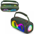 Taşınabilir rgb led ışıklı 12 saat çalışma süreli mikrofonlu basslı 5,3v bluetooth hoparlör