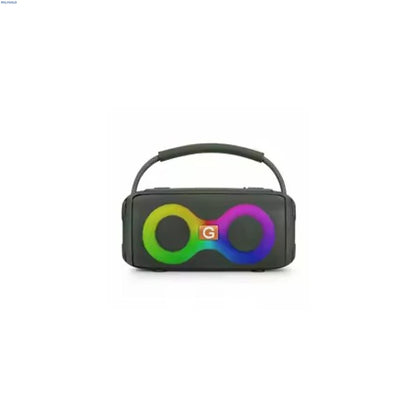 Taşınabilir rgb led ışıklı 12 saat çalışma süreli mikrofonlu basslı 5,3v bluetooth hoparlör - H3E