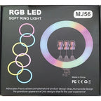 Selfie Rgb ledli tiktok ışığı tripodlu (ayak dahil) TEKNOİST