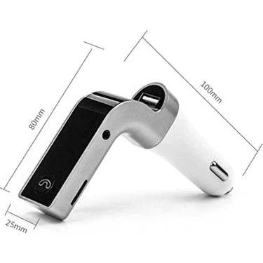 G7 araç çakmaklık bluetooth kiti fm transmitter usb çıkışlı - G1U - KolayMagza