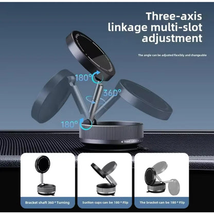 K10a magnetic phone holder with suction cup, adjustable height, can be attached to the dashboard or window in the car - R2J