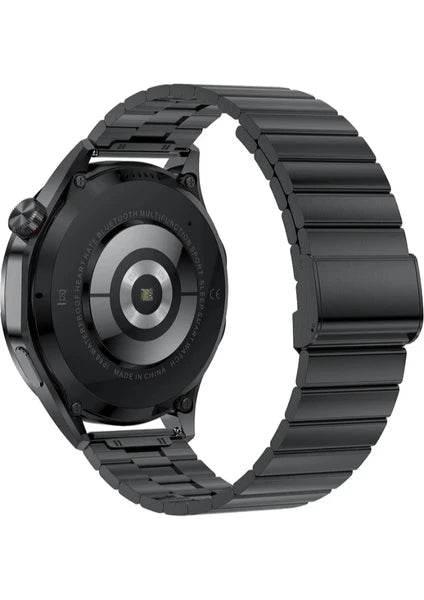 GT4 Max Premium Klasik Erkek Akıllı Saat Amoled Ekranlı Sesli Görüşme Yapan NFC,GPS,Spor Takibi,Rehber Kaydı Android&iOS İphone Huawei Xiaomi Uyumlu Kol Saati - A3J - KolayMagza KM Technology