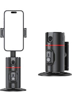 P02 360° akıllı gimbal sabitleyici | aı yüz takipli, kumandalı, kameralı, masaüstü tripod standlı, otomatik döner - G4O - KolayMagza