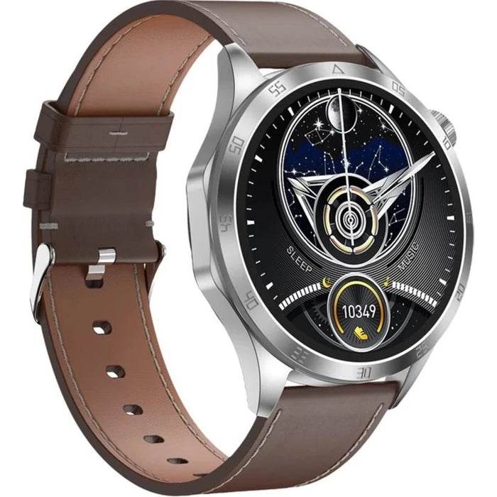 GT4 Max Premium Klasik Erkek Akıllı Saat Amoled Ekranlı Sesli Görüşme Yapan NFC,GPS,Spor Takibi,Rehber Kaydı Android&iOS İphone Huawei Xiaomi Uyumlu Kol Saati - A3J - KolayMagza