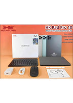 Orj, Hk pad pro 10 akıllı tablet android wifi bluetooth sim kart sosyal medya 10,1 inç 8000mah