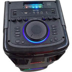 Bts-1708 kablosuz bluetooth hoparlör | 200w güç, çift hoparlör & mikrofon, rgb ışıklı, 3600mah batarya, tws destekli, usb/tf/fm - H2U - KolayMagza