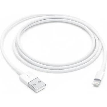 طقم رأس شاحن بقوة 5 واط لجهاز آيفون XS Max وكابل USB لايتنينج بطول 1 متر