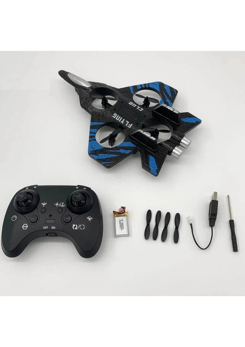 F166 Uçak Flying Club Dayanıklı Köpük Gövdeli 2.4ghz Uzaktan kumandalı 360Derece Dönebilen şarj edilebilir bataryalı oyuncak uçak - G6V - KolayMagza